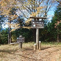 山頂の標識