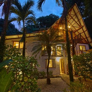 A view of what some people call a jungle chalet 