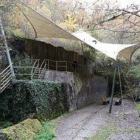 Der offen gelassene Mrmor-Steinbruch Unica