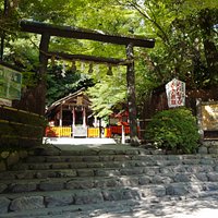 The entrance.