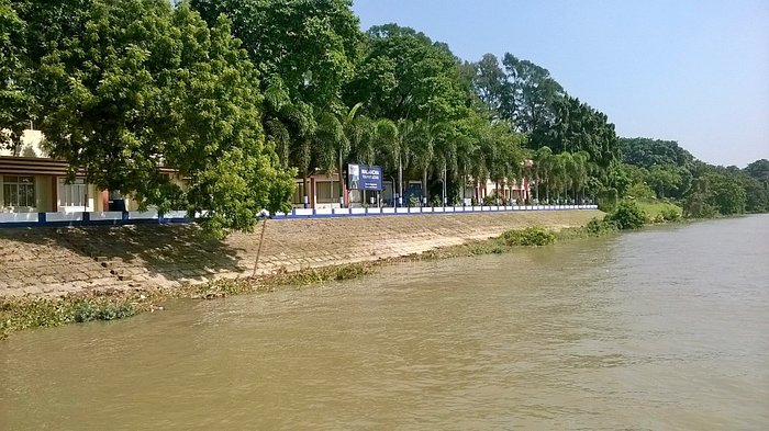 View of Malancha Tourist Lodge from the Jetty