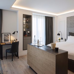 Serras Barcelona in Barcelona, image may contain: Dining Room, Indoors, Living Room, Person