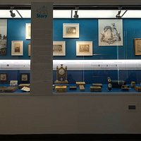 Une vitrine du musée
