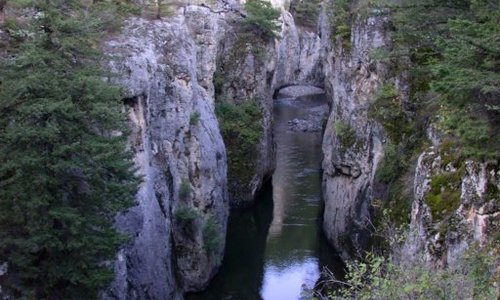Sluice Box Canyon State Park, 68 miles North HWY 89