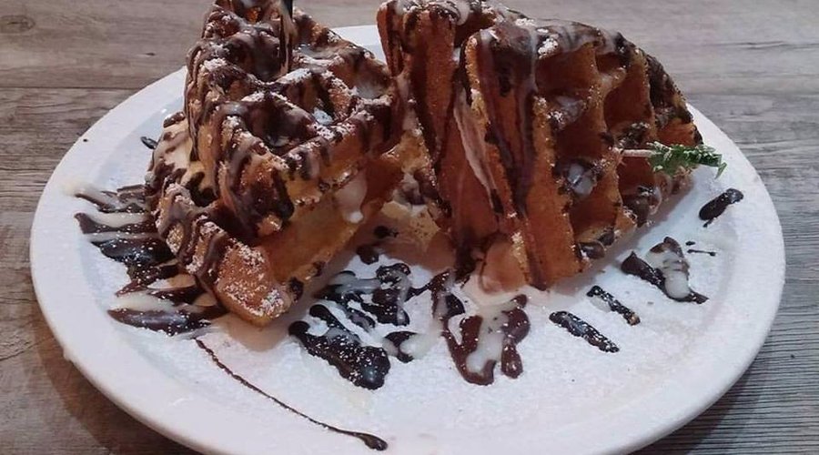 Triple Chocolate Waffles