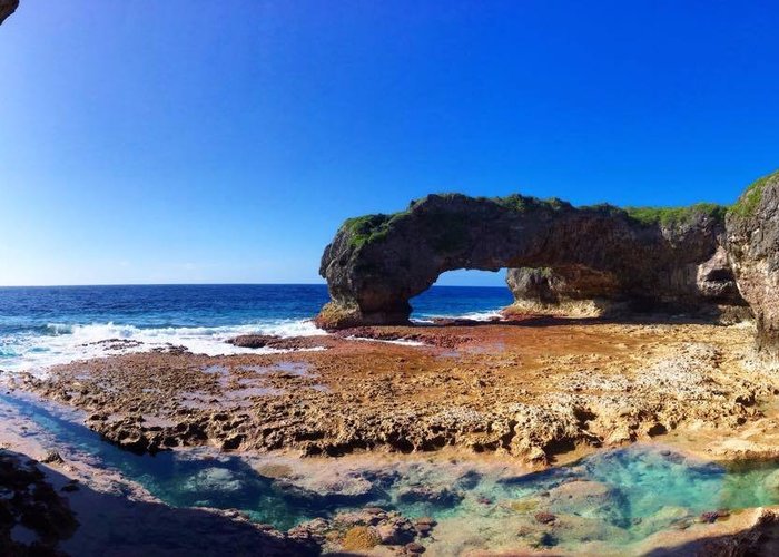 Go Pro hero shot of Talava Arches - I LOVE this place