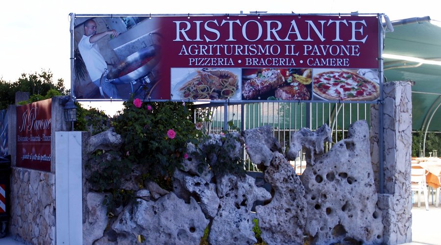 Ingresso agriturismo IL Pavone