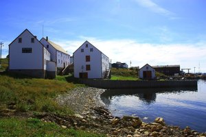 The Harbour Quarters Inn in Bonavista, image may contain: Neighborhood, Waterfront, Cove, Sea