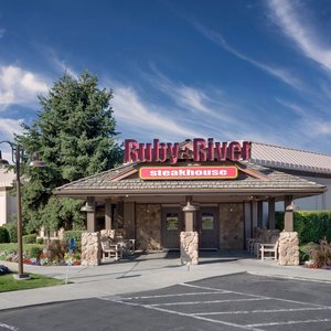 Ruby River Steakhouse is next door to us, and has been voted Best in Utah time and time again.