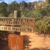 The Trail Sign Near The Car Park