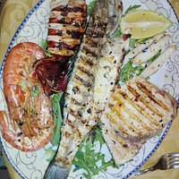 Misto di mare alla griglia