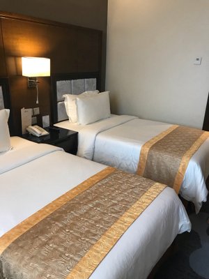 Nu Hotel in Bintulu, image may contain: Bed, Furniture, Lamp