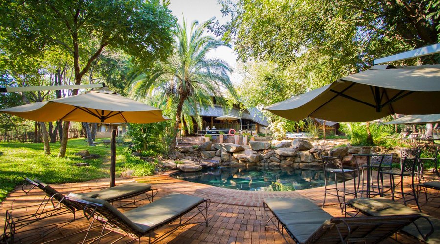 Free loungers at Lokuthula