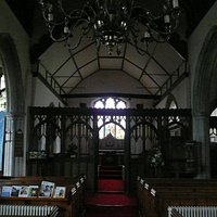 The altar area