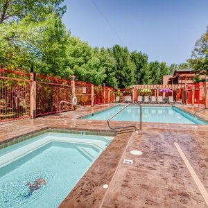 Outdoor Pool and Hot Tub