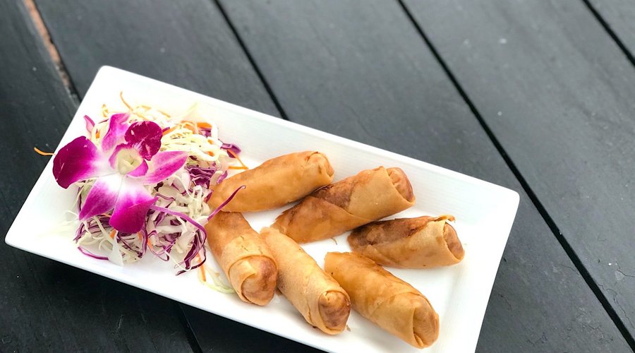 Spring Rolls at Beach Bar Restaurant