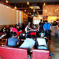 Tu Shu Guan Cafe opening.