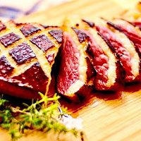 Magret de canard au coin du feu