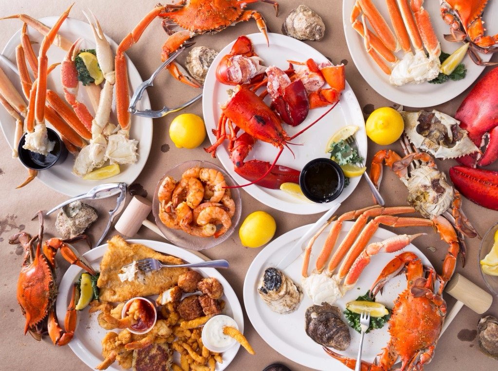 Seafood with outdoor best sale seating near me