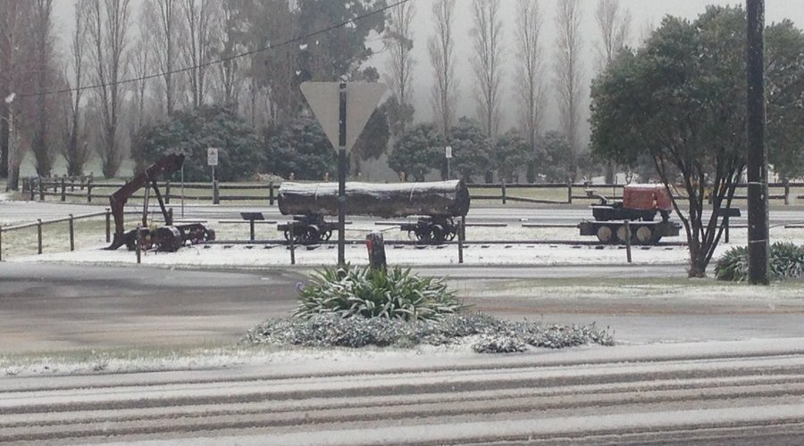 This snowfall was June 2016. It was amazing. 