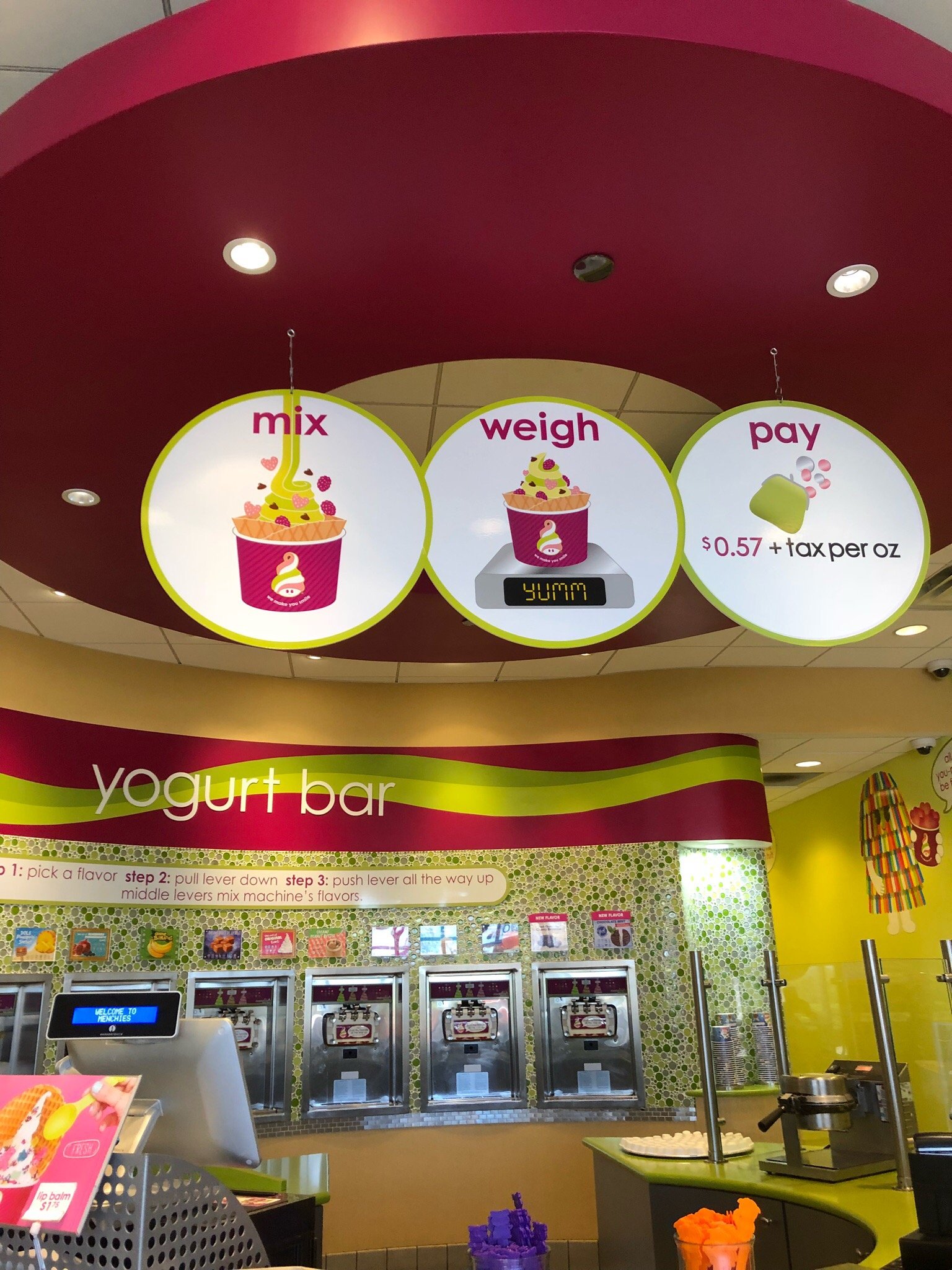 frozen yogurt cost