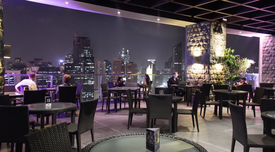 Nigh time at Firefly Roofdeck