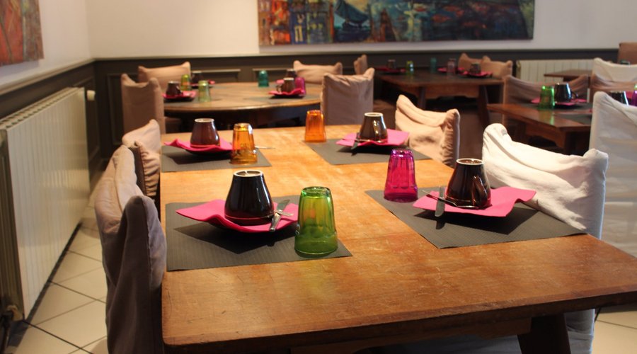 Salle du petit-déjeuner. 