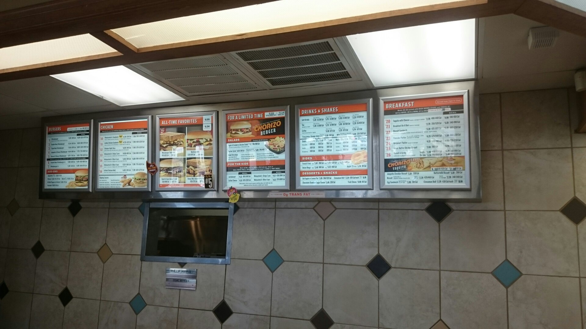 WHATABURGER, Marshall - 2010 Victory Dr - Menu, Prices & Restaurant Reviews - Tripadvisor