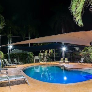 Swimming Pool Night