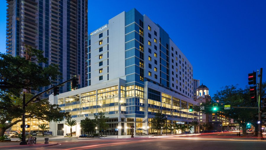 Exterior of Hotel - Evening