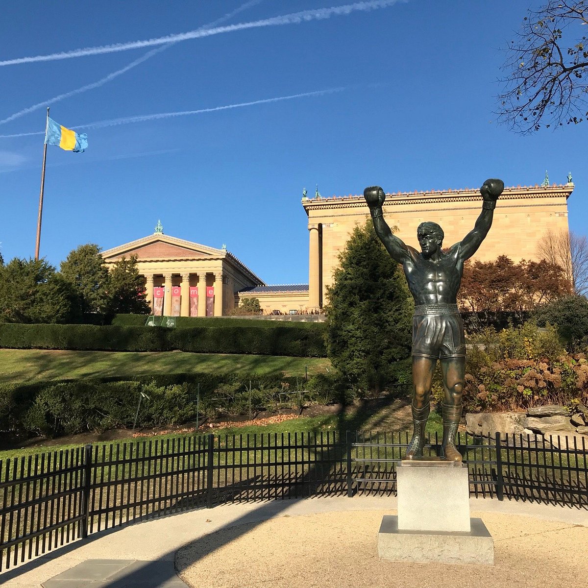 Rocky Statue In Philadelphia Has Mask Put On