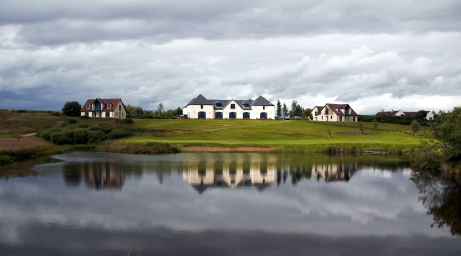 Looking at the hotel from golf Course 