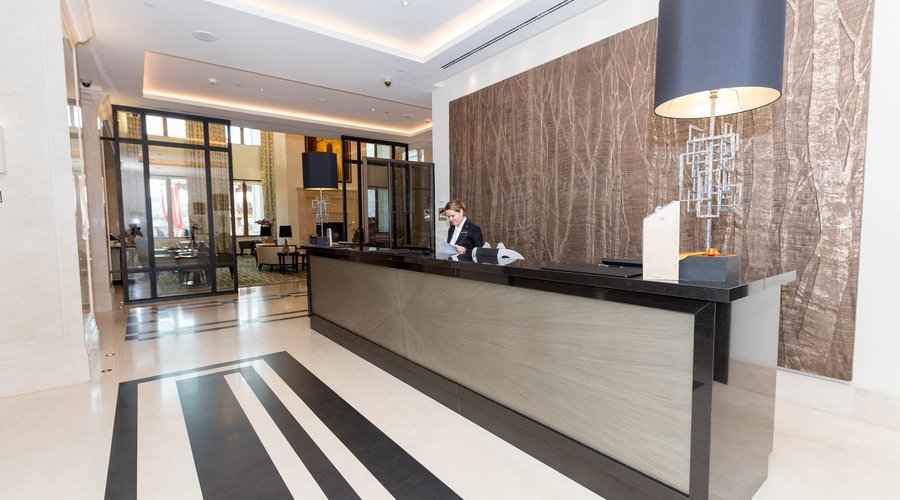 Front Desk at the Four Seasons Hotel Moscow