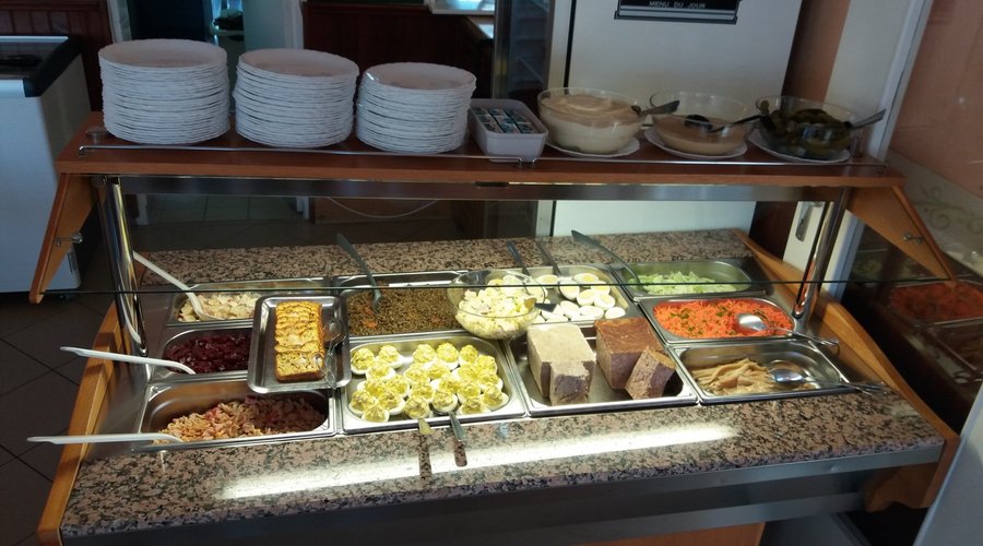 le buffet d'entrées du jour