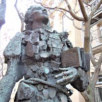 Détail de la statue