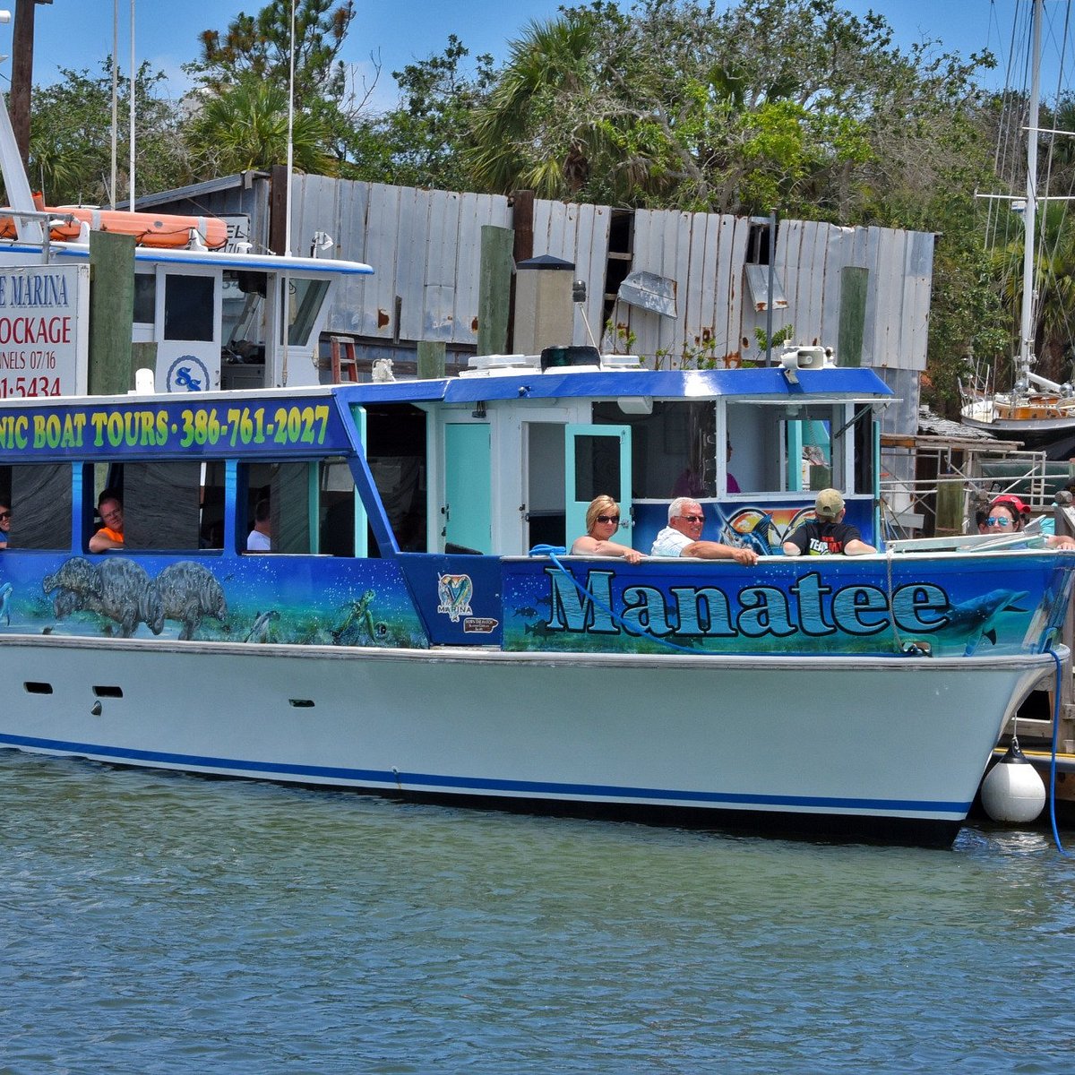 manatee boat tour ponce inlet