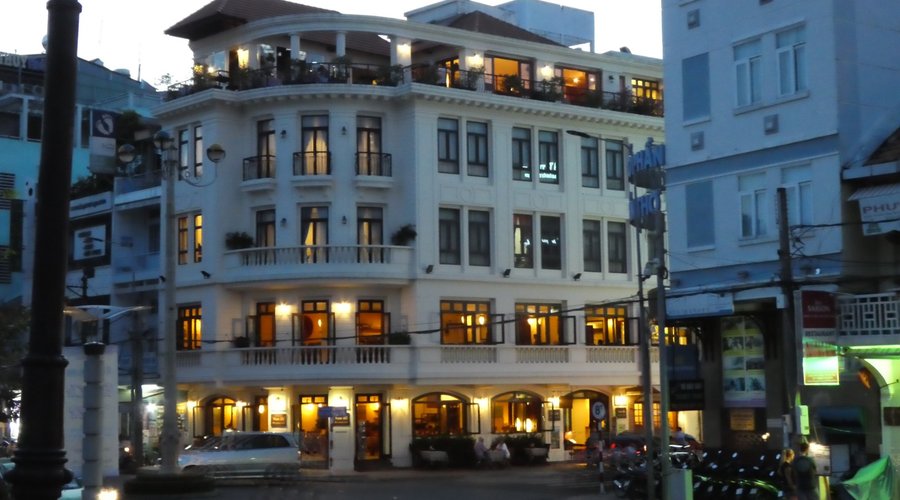 L'Escale restaurant on top floor has terrific views- and food