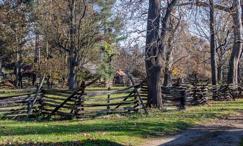Beautiful historic fencing