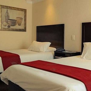 Fully accessible by elevator, these large and well-appointed rooms offer  two doubles 
