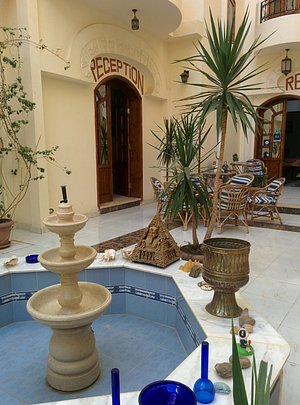 Al Hambra Hotel in Luxor, image may contain: Potted Plant, Plant, Villa, Lamp