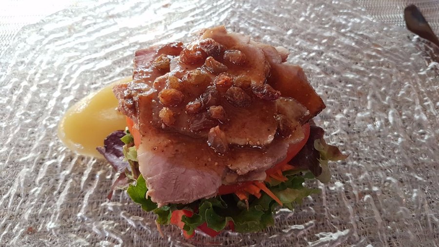 Timbal de cerdo Duroc - Restaurant Can Boix (Vilamarí-Girona)