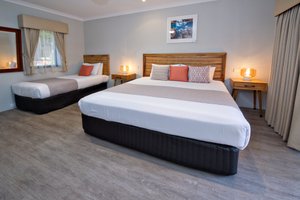 Vintages Accommodation in Margaret River, image may contain: Furniture, Bed, Bedroom, Room