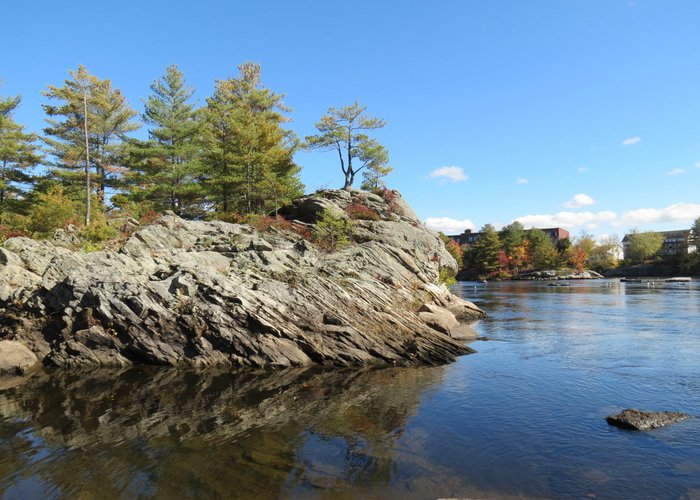 Scene from the Androscoggen Swinging bridge