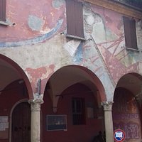 La loggia col murales
