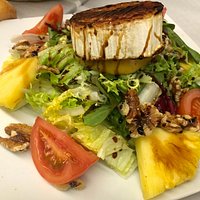 Ensalada con queso de cabra