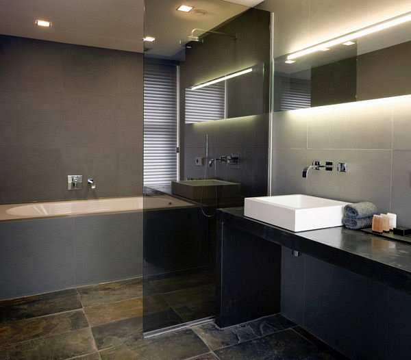 50 Amazing Black Bathroom Design Ideas - The Nordroom