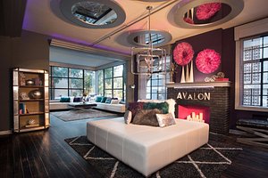 Avalon Hotel in St. Petersburg, image may contain: Home Decor, Chandelier, Lamp, Furniture