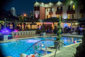 Hollander Hotel in St. Petersburg, image may contain: Hotel, Resort, Pool, Plant