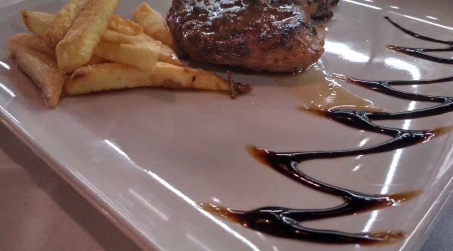 Solomillo de ternera macerado y a la plancha