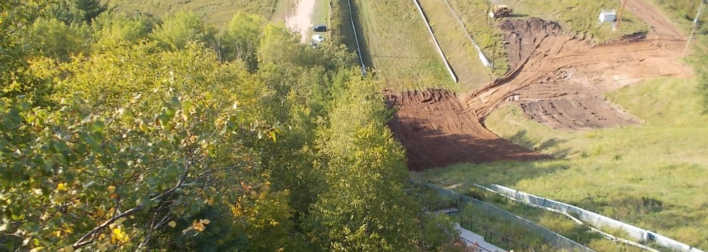 Pine Mountain Ski Jump, Iron Mountain, Mi. Landing Area.